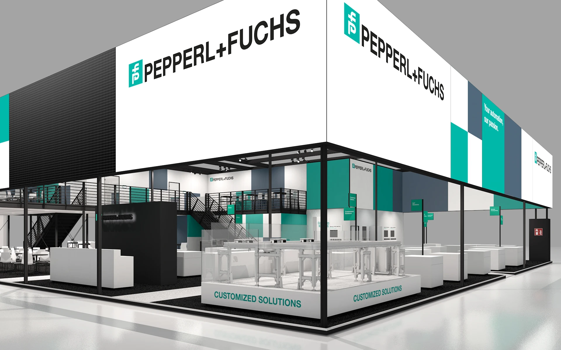 xzy – Pepperl+Fuchs – Messestand